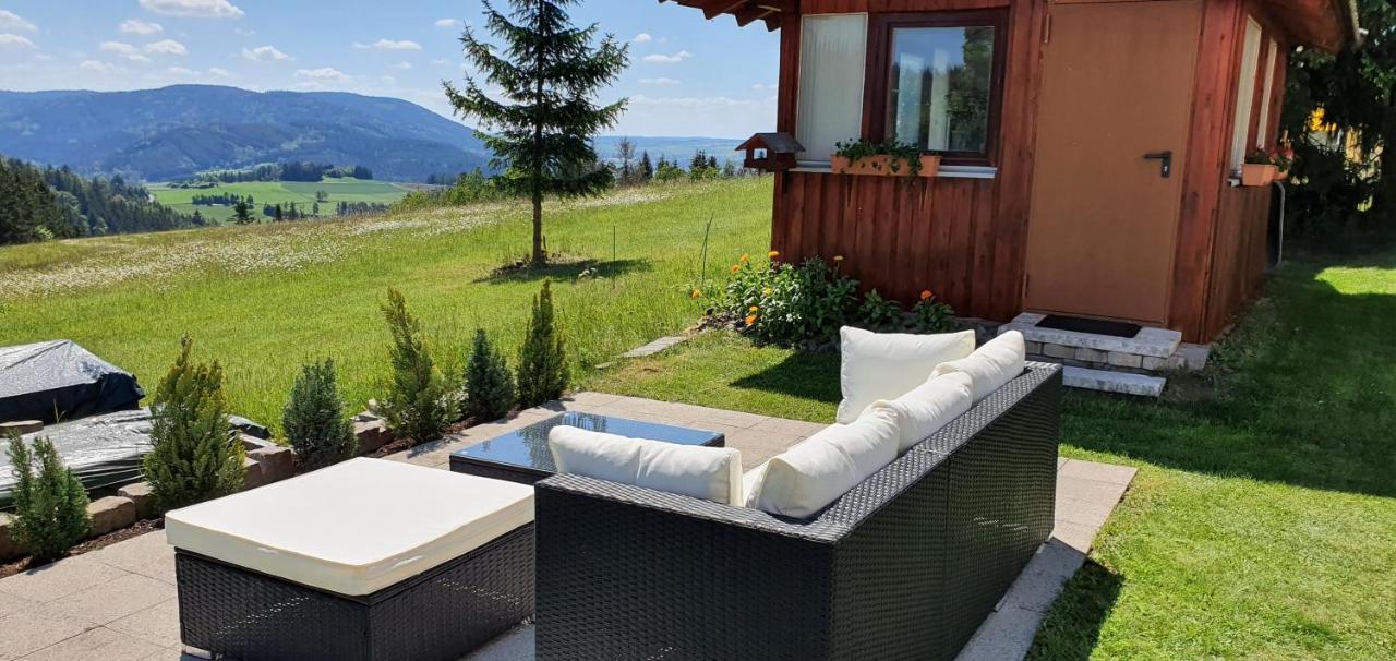 Moderne Ferienwohnung Mit Eigenem Garten Und Traumhaften Blick Wilhelmsthal Ngoại thất bức ảnh
