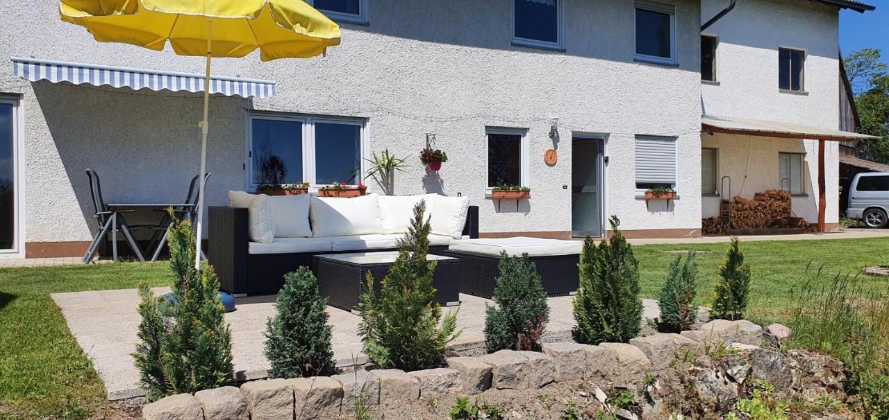 Moderne Ferienwohnung Mit Eigenem Garten Und Traumhaften Blick Wilhelmsthal Ngoại thất bức ảnh