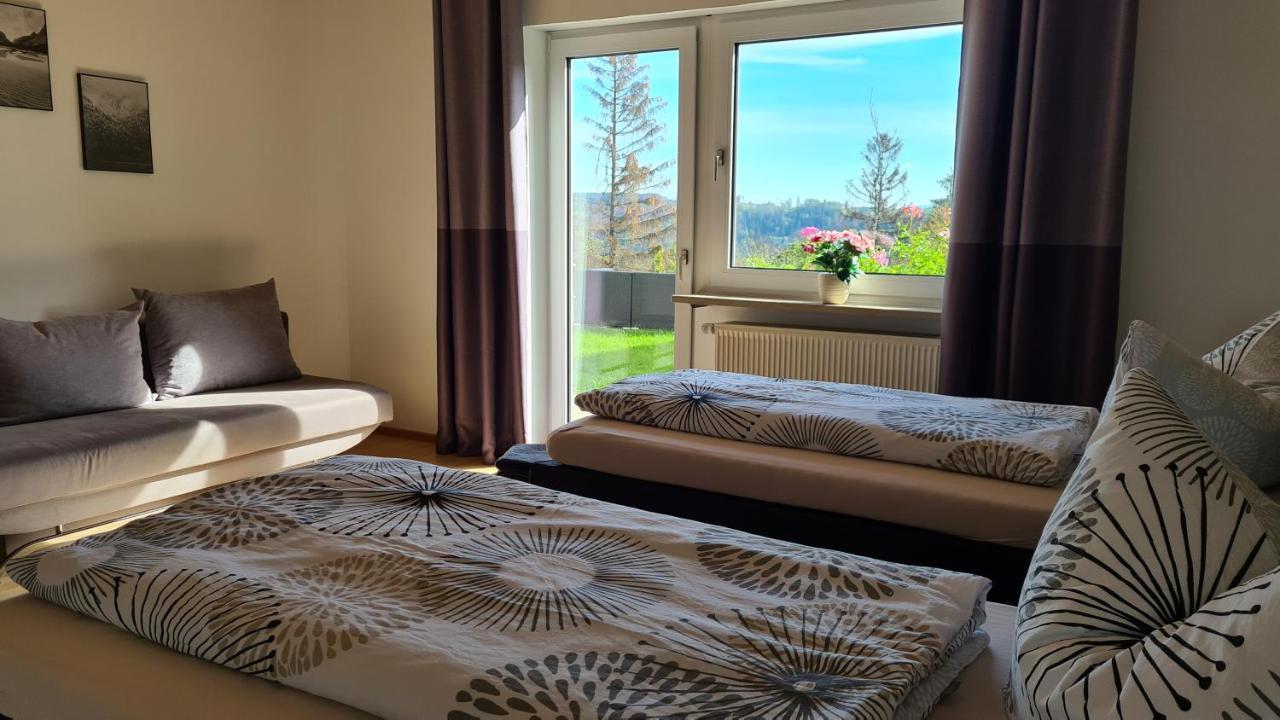 Moderne Ferienwohnung Mit Eigenem Garten Und Traumhaften Blick Wilhelmsthal Ngoại thất bức ảnh